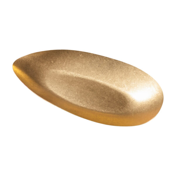 Groovy Açık Büfe Retro Sunum Tabağı (Altın)  <br> (GRV-R241001-Altın)