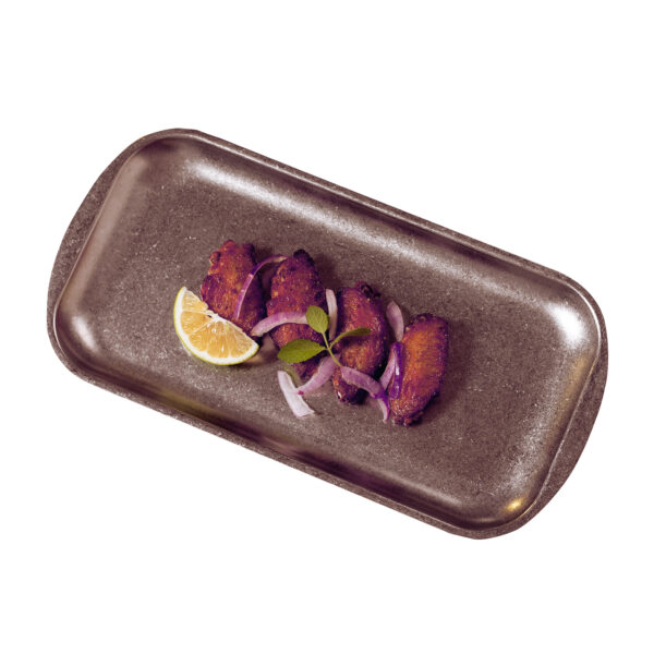 Groovy Açık Büfe Retro Sunum Tabağı (Bakır) <br> (GRV-R241006-Bakır)