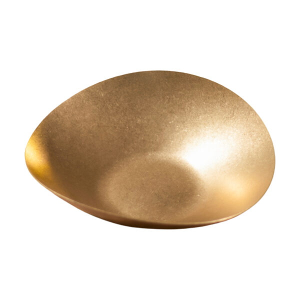 Groovy Açık Büfe Retro Sunum Tabağı (Altın)   <br> (GRV-R241009-Altın)