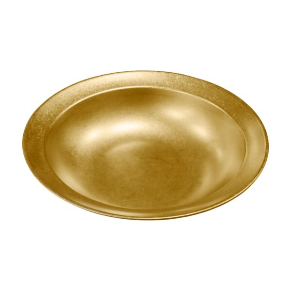 Groovy Açık Büfe Retro Sunum Tabağı (Altın)   <br> (GRV-R241013-Altın)