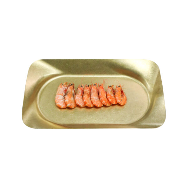 Groovy Açık Büfe Retro Sunum Tabağı (Altın)    <br> (GRV-R241020-Altın)