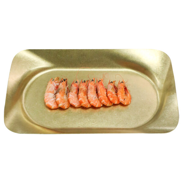 Groovy Açık Büfe Retro Sunum Tabağı (Altın)   <br> (GRV-R241021-Altın)