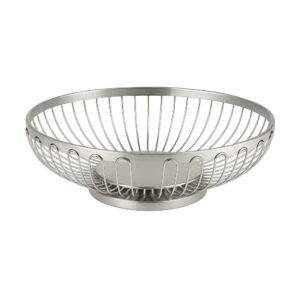 Paslanmaz Çelik Oval Ekmek Sepeti <br> (GRV-ES21)