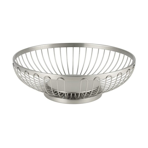 Paslanmaz Çelik Oval Ekmek Sepeti <br> (GRV-ES21)