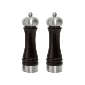 Groovy Metal Detailed Pepper Mill Set     (BRD-235-2)