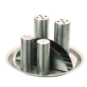 6'lı Yuvarlak Tuzluk Baharat Peçetelik Takımı    (GRV-342)