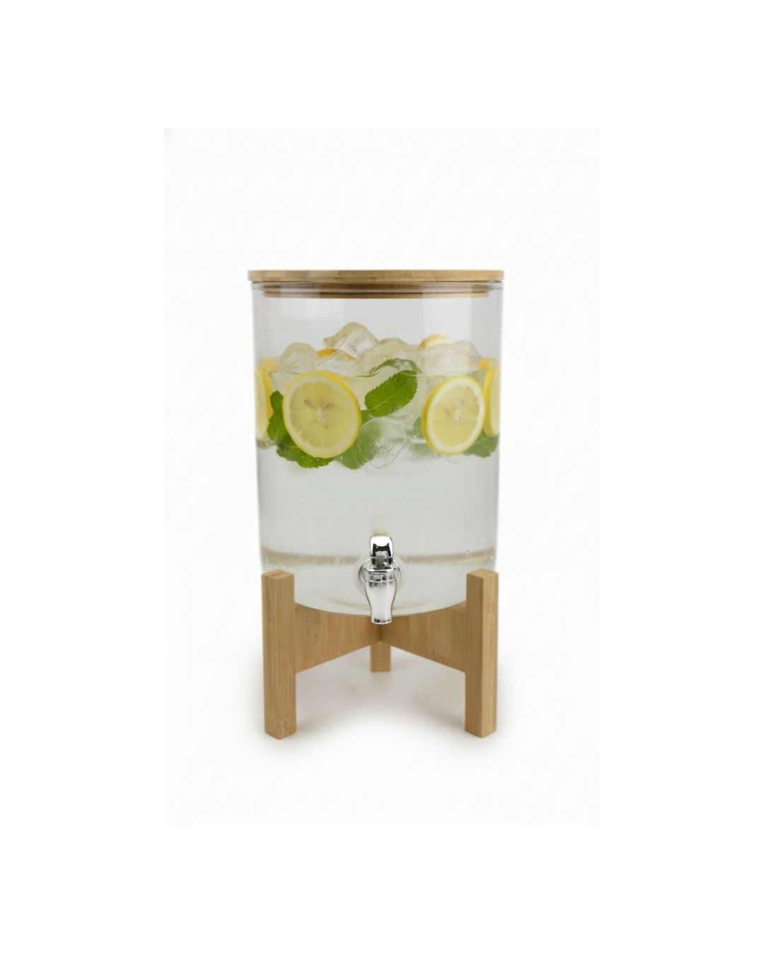 Akasya Standlı Cam Dispenser (GRV-6531) 1 Akasya Standlı Cam Dispenser (GRV-6531)