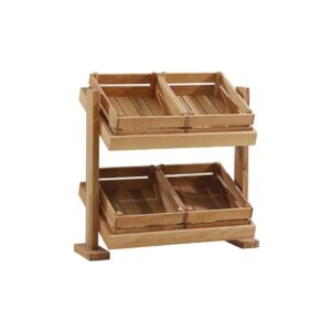 Wooden Open Buffet Presentation  (GRV-1914)