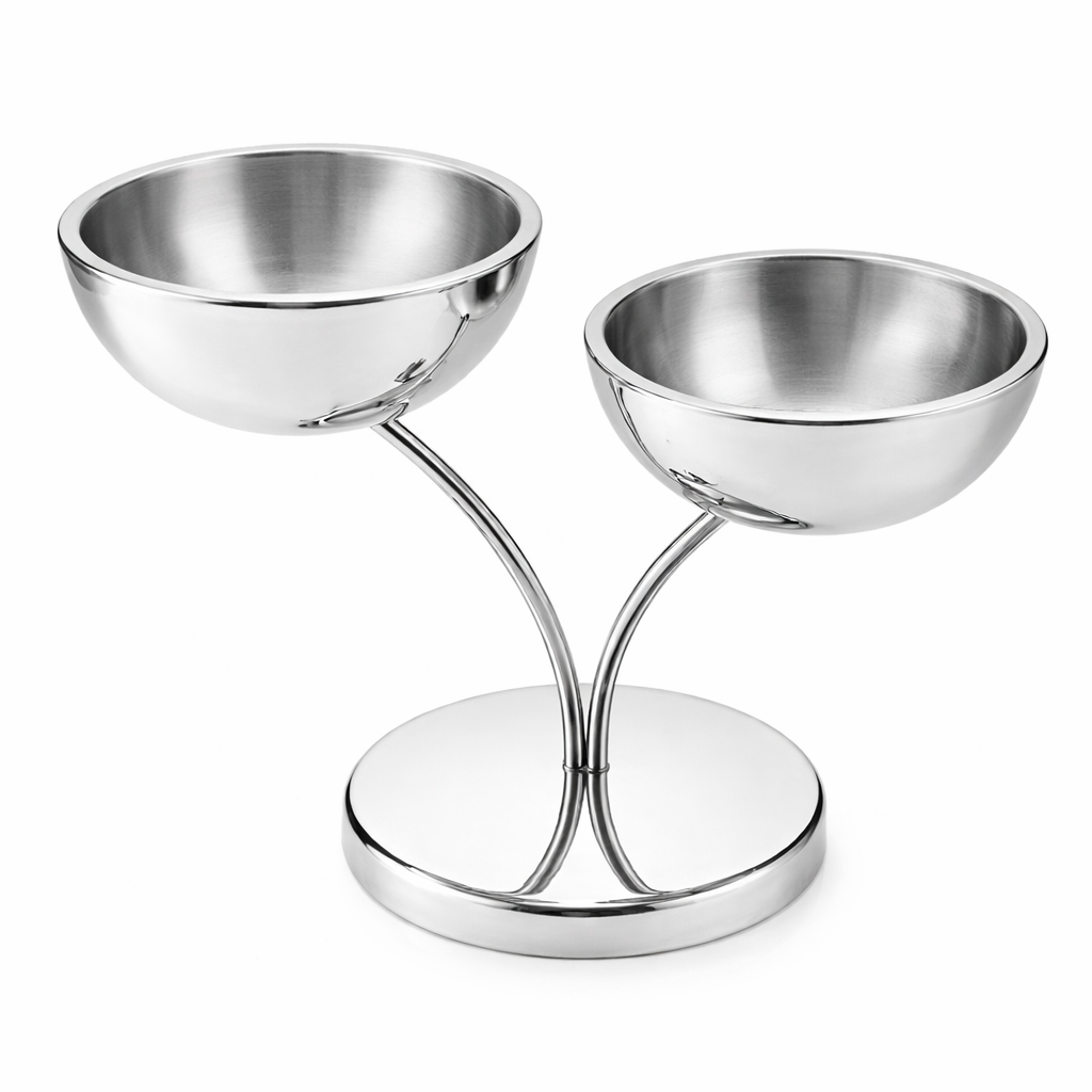 Lumina Double Snack Bowl (GRV-LM07) 1 Lumina Double Snack Bowl (GRV-LM07)