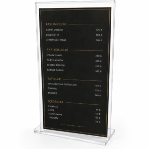 T-Shaped Vertical Menu Holder  ( BRD-A5-T )